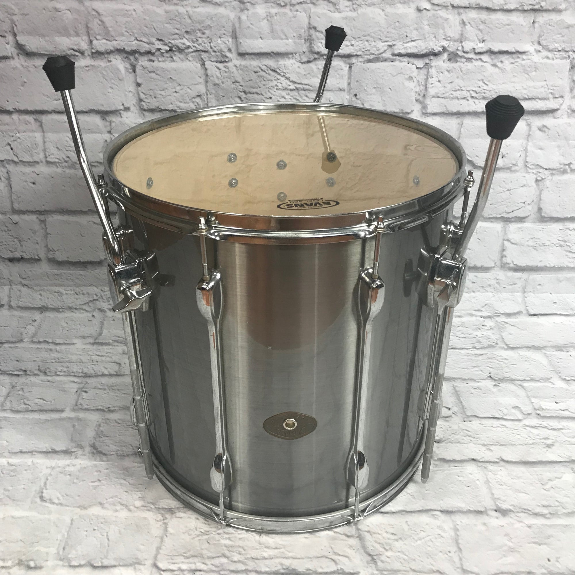 ** Tama Rockstar 5pc Drum Set Made in Japan Brushed Metal