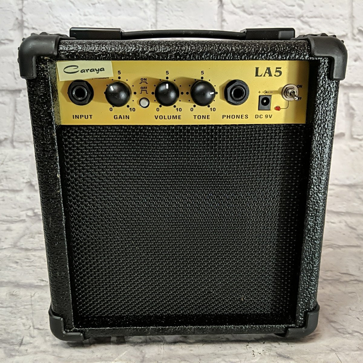 Caraya LA5 9V Battery Powered Portable Guitar Practice Amp