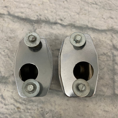 Vintage Ludwig Bass Drum Leg Mounts Set of Two Incomplete