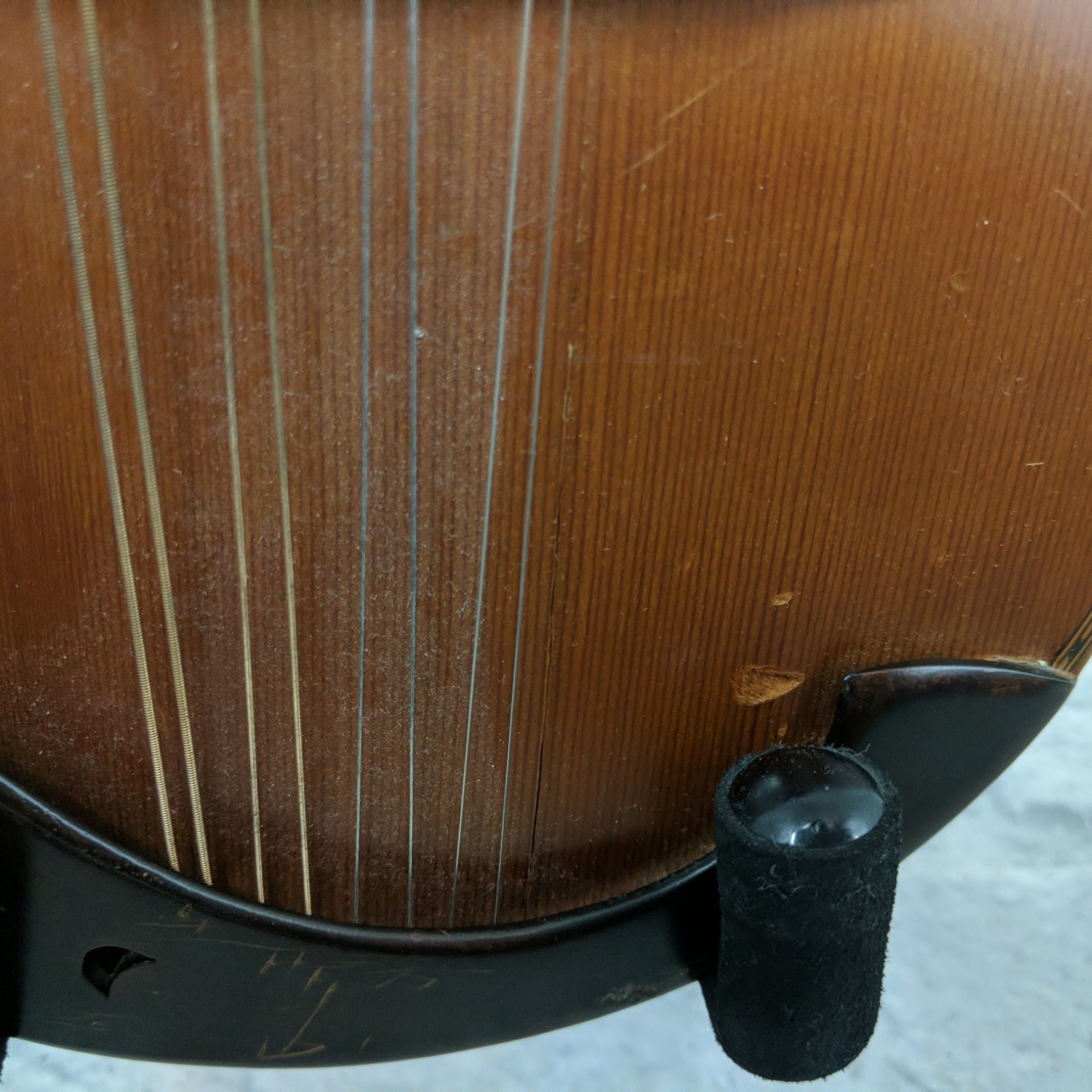 1975 Suzuki Mandolin with Silver Hardshell Case