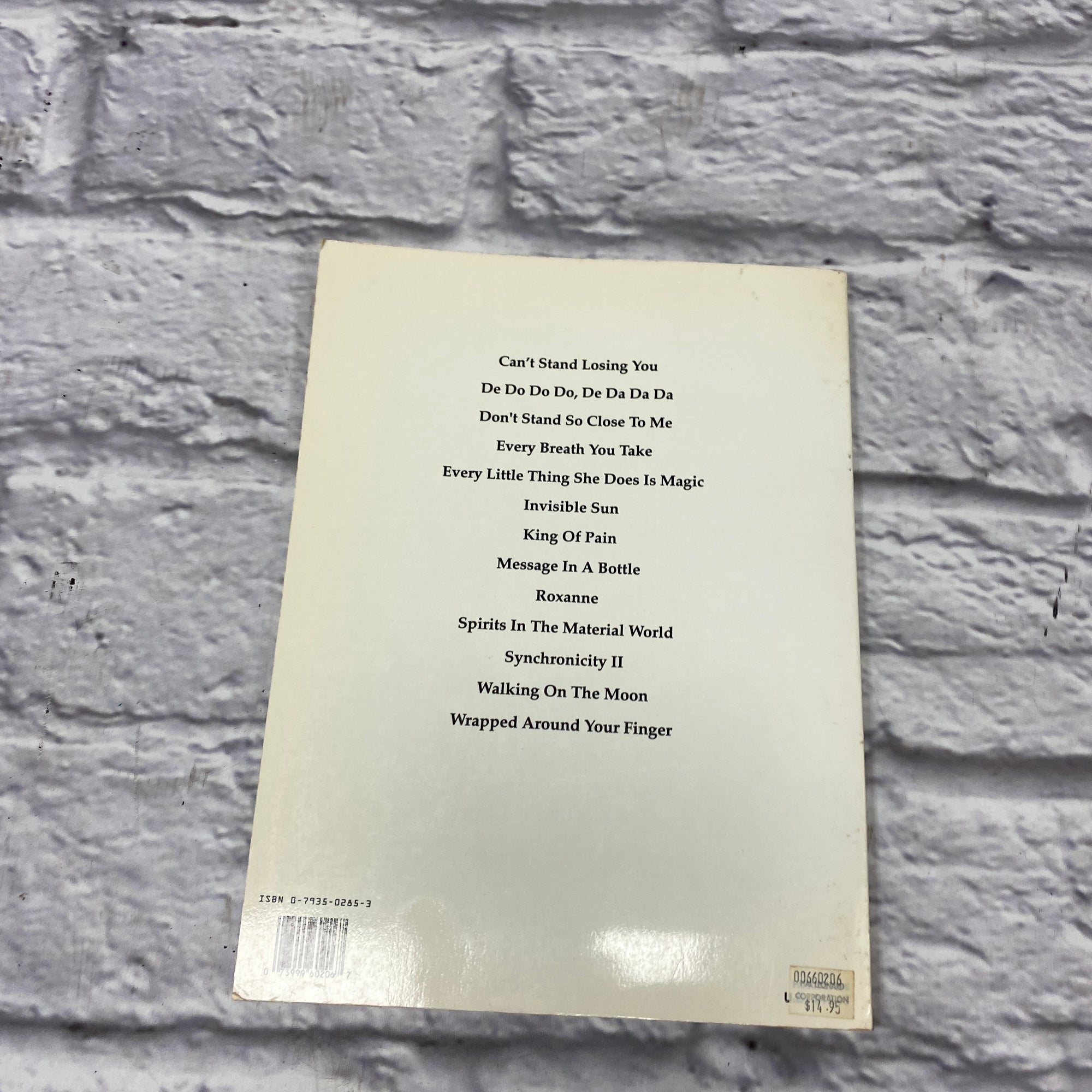 Hal Leonard The Best of The Police Guitar Book