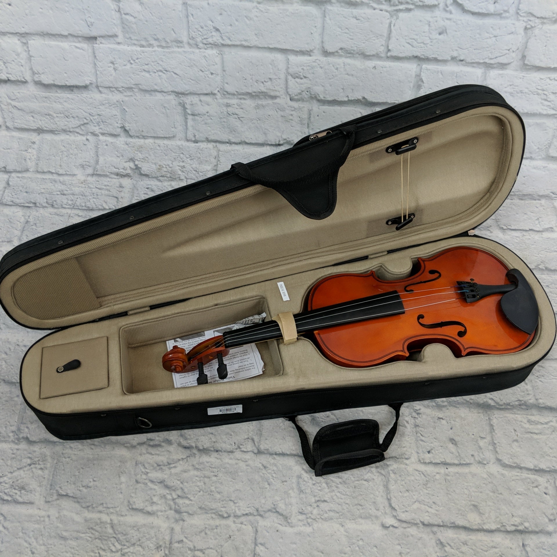 Palatino VN-350 4/4 Violin with Black Case For Parts - Evolution Music