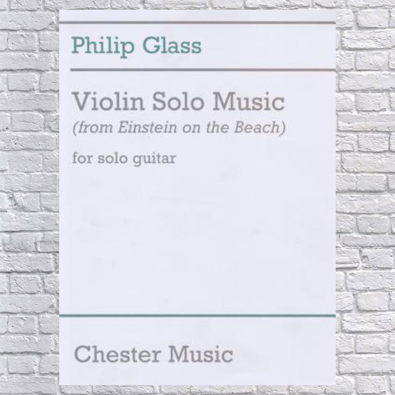 Dunvagen Violin Solo Music from Einstein on the Beach Music Sales America Series Softcover