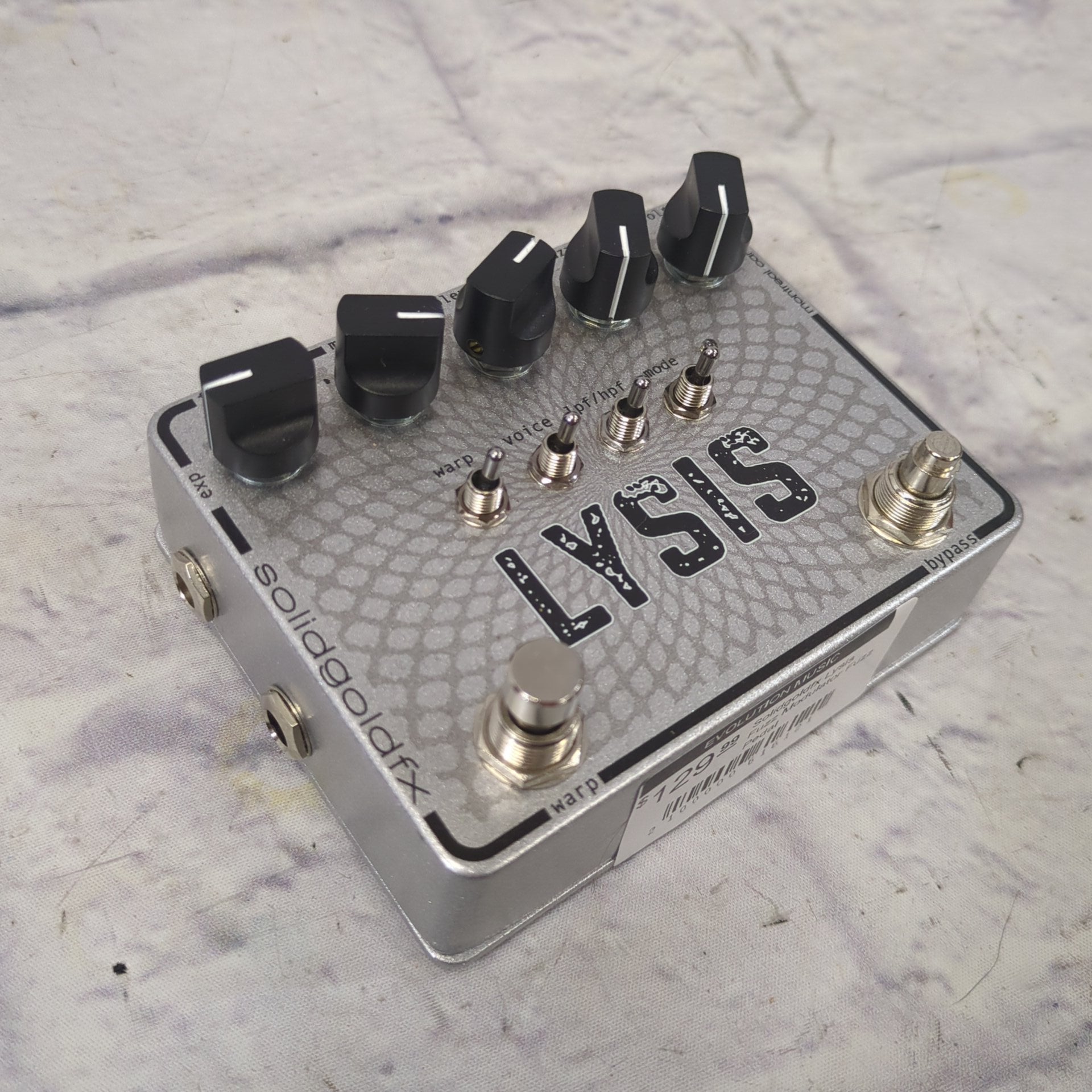 Solidgoldfx Lysis Fuzz Modulator Fuzz Pedal