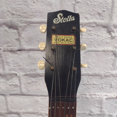 Stella H929 As Is High Action Acoustic Guitar