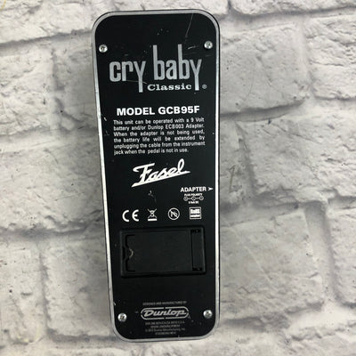 Dunlop GCB95F Crybaby Classic Wah Pedal with Fasel Inductor