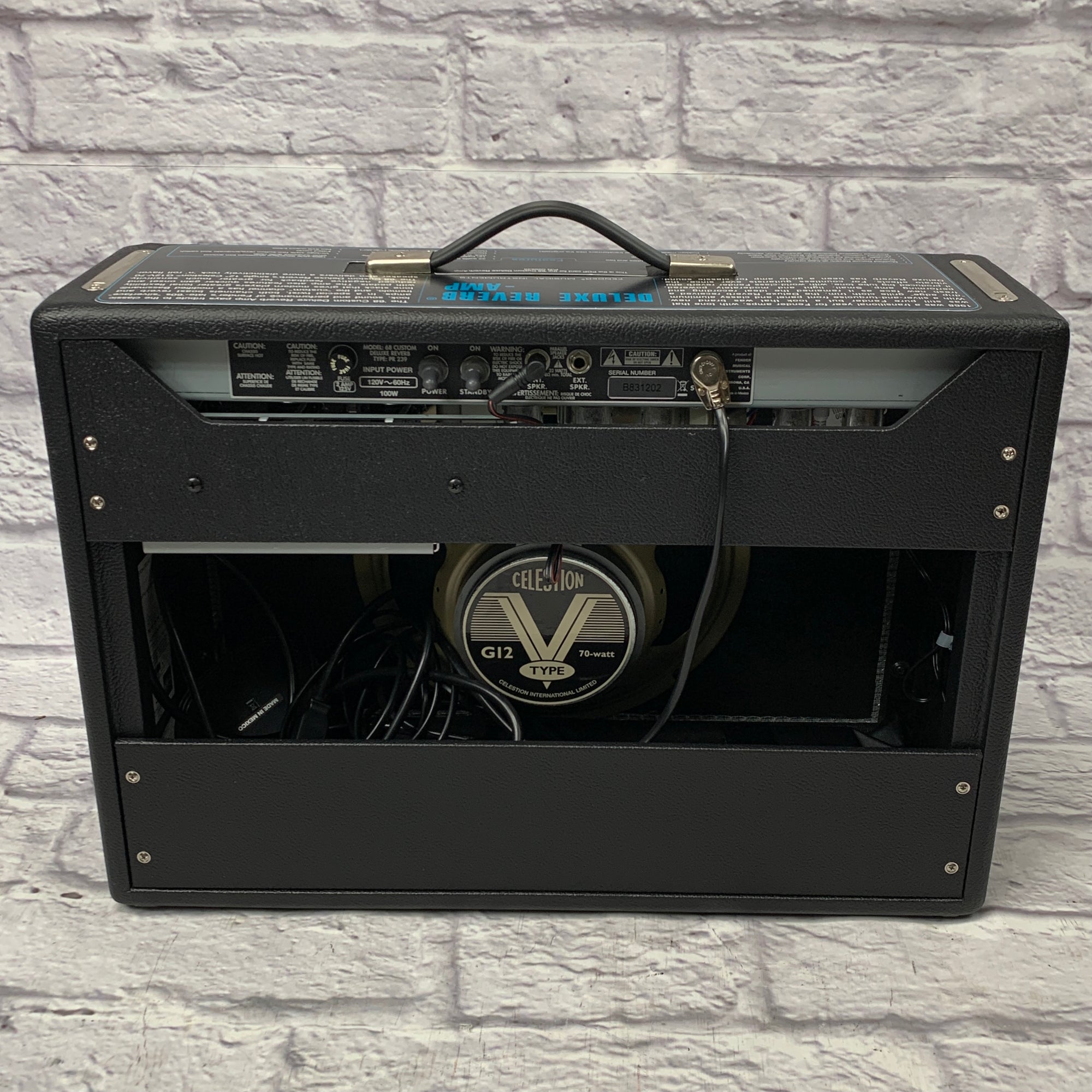 Fender Fender '68 Custom Deluxe Reverb 2-Channel 22-Watt 1x12" Guitar Combo Amp
