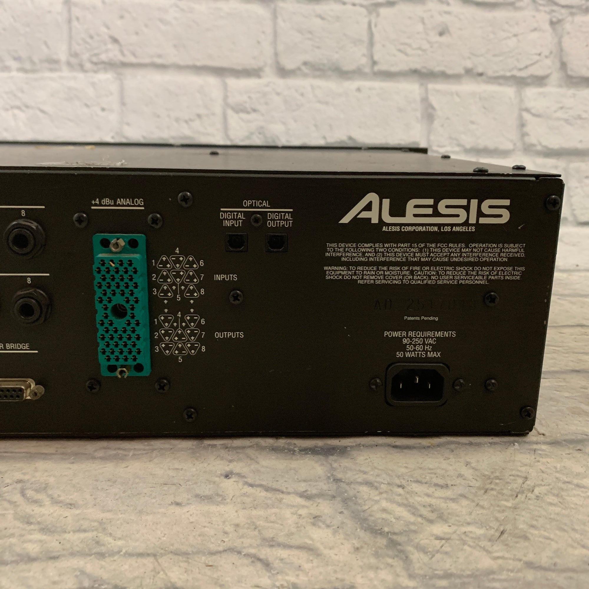 Alesis ADAT 16-Bit 8-Track Digital Audio Recorder "Blackface" AS IS PROJECT