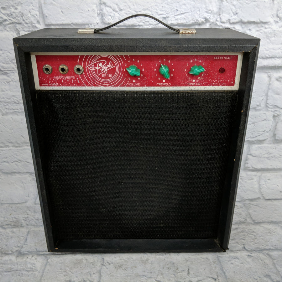 Vintage Regal RE110 Solid State Amp For Parts