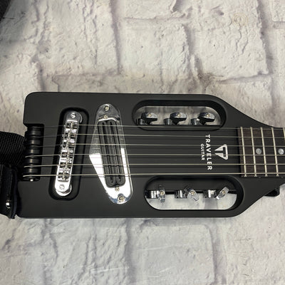 Traveler Ultra-Light Black Matte LEFTY Travel Guitar