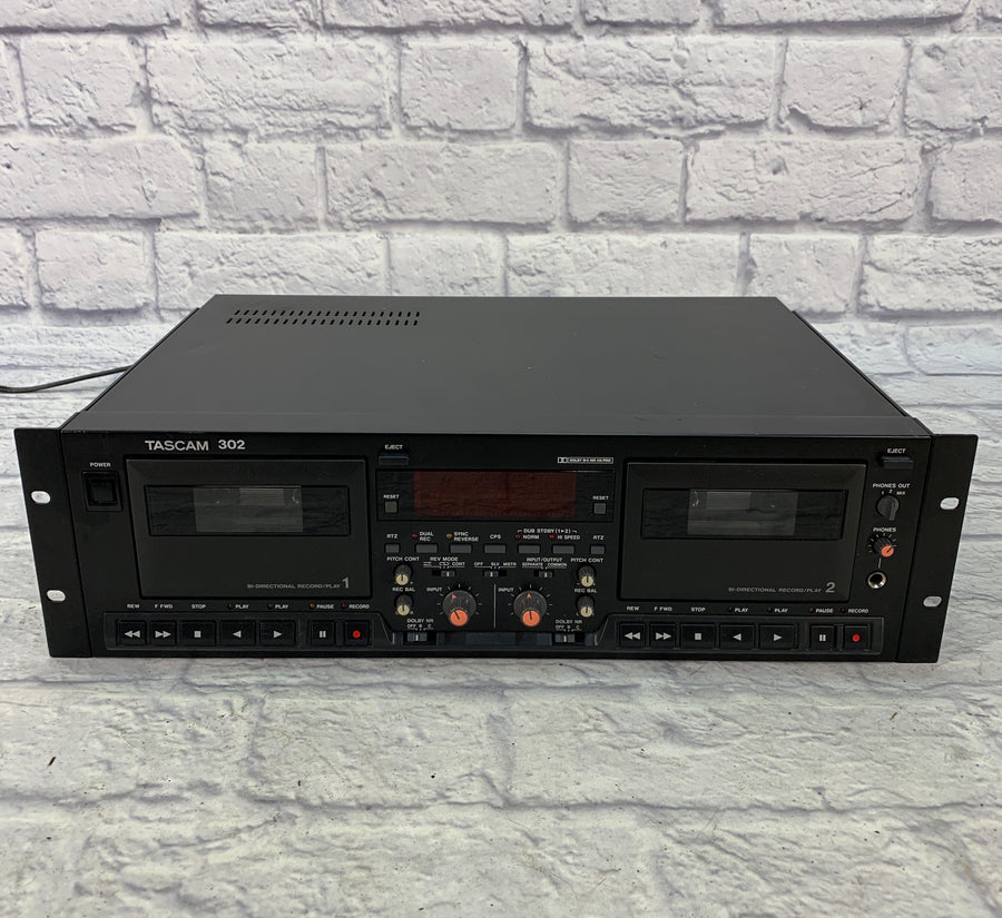 Tascam 302 Dual Cassette Deck