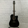 Takamine G Series Dreadnought Acoustic Guitar with Solid Top - Gloss Black