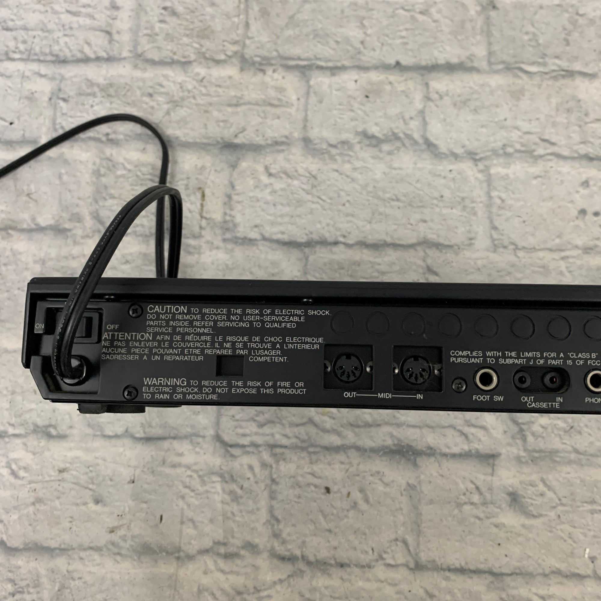 Vintage 1980s Yamaha RX15 Digital Rhythm Programmer Drum Machine