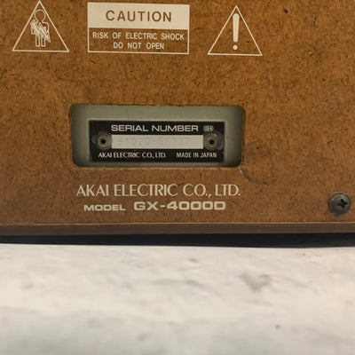 Akai GX4000D 4-Track Stereo / Mono Reel to Reel Tape Recorder