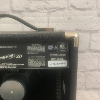 Fender Champion 20 Guitar Combo Amp