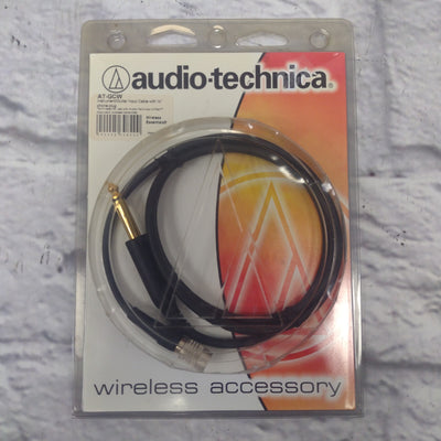 Audio Technica AT-GCW Instrument/Guitar Input Cable w/ 1/4" phone plug