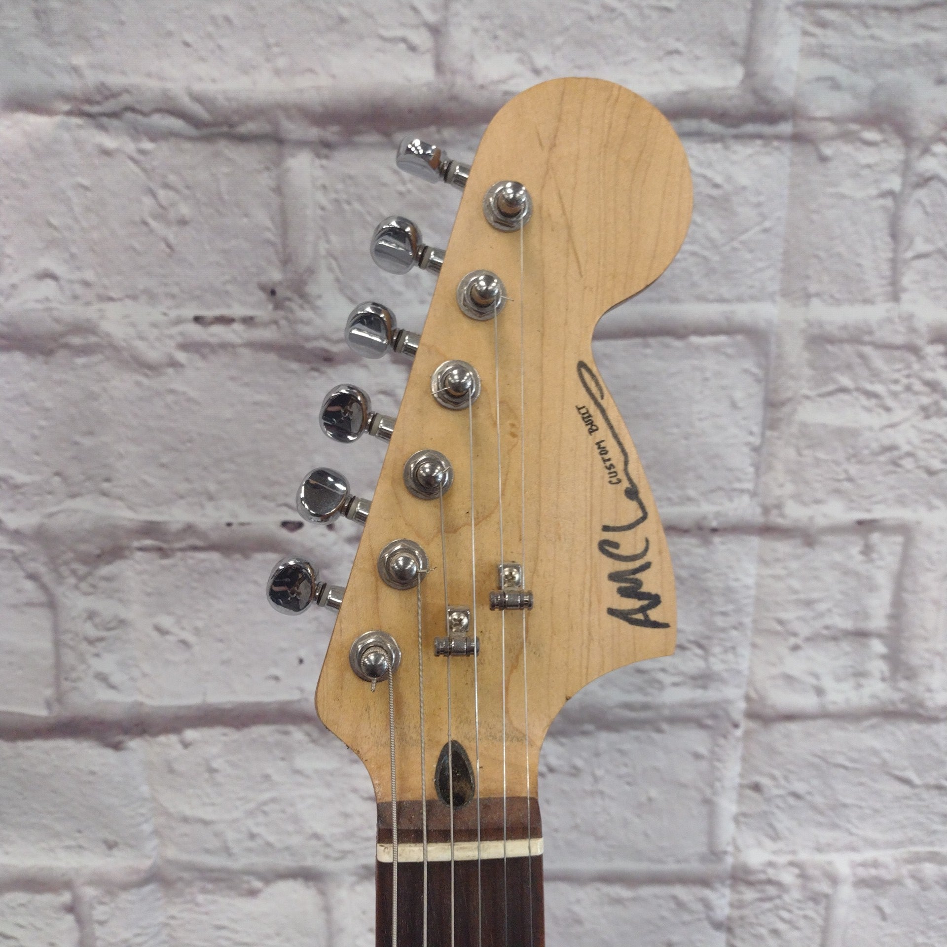 Unknown Partscaster Strat Style with Duncan P-Rails Electric Guitar