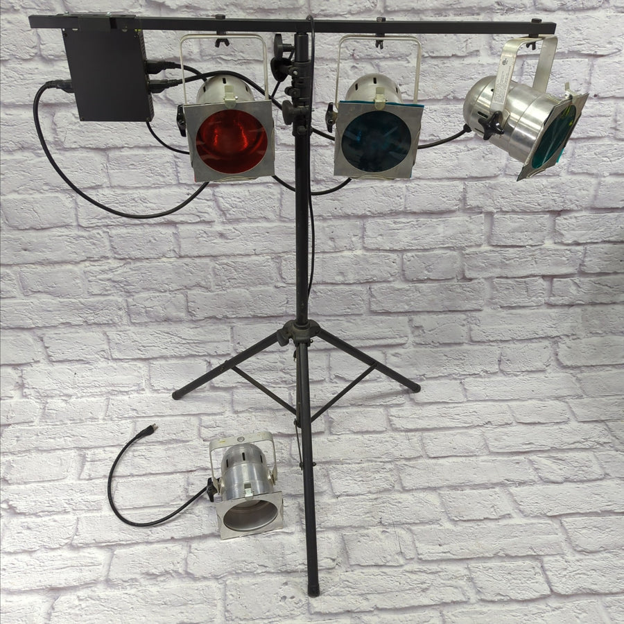 LSC T4 4 Channel Light Chaser with 4 Par Cans