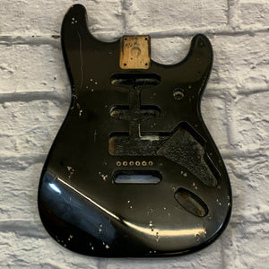 Project Electric Guitar Body Black