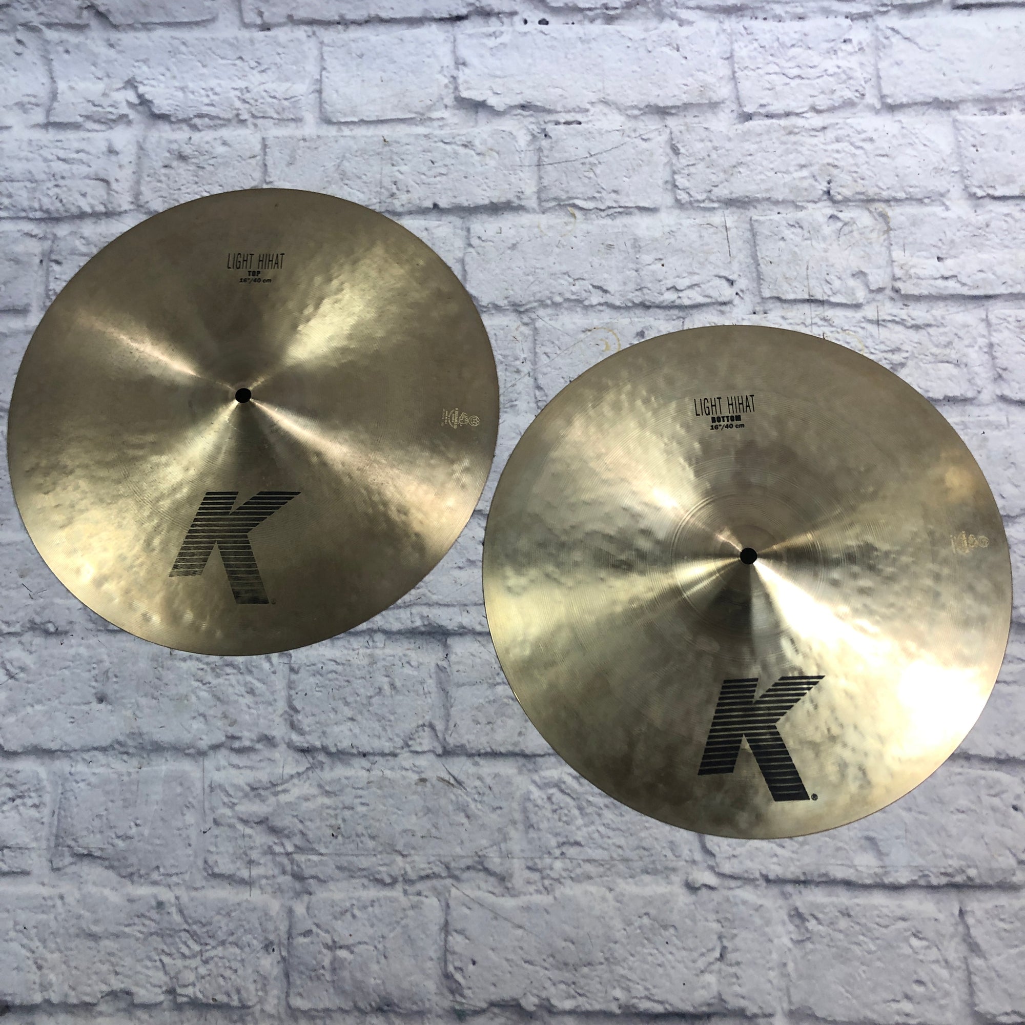 Zildjian K 16 Light Hi Hat Cymbal Pair