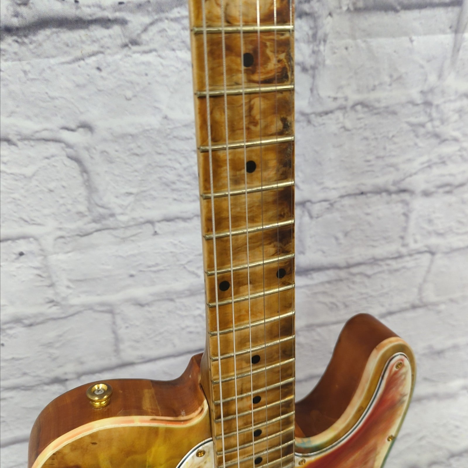 Unknown Tele Style Solid Body Artistic Refinish