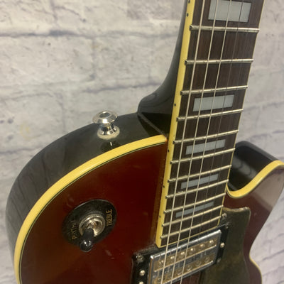 DeArmond M77 Les Paul Style Wine Red Electric Guitar