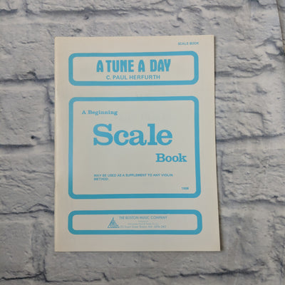 A Tune A Day - A Beginning Scale Book