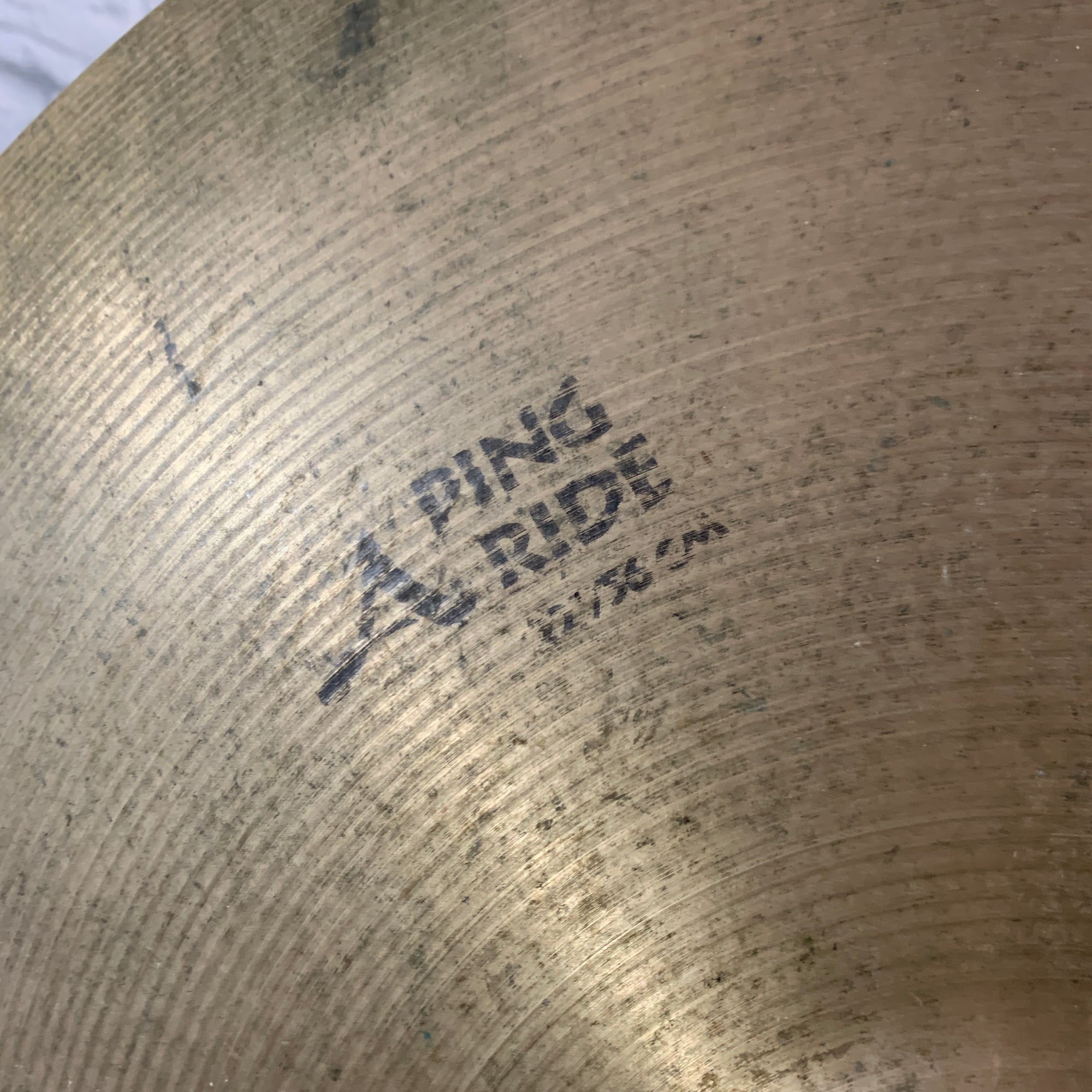 Zildjian Ping Ride Cymbal 22" Laser-Engraved Serial