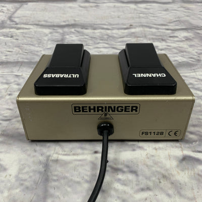 Behringer FS112B Two-Button Footswitch - Channel Ultrabass 1/4" TRS