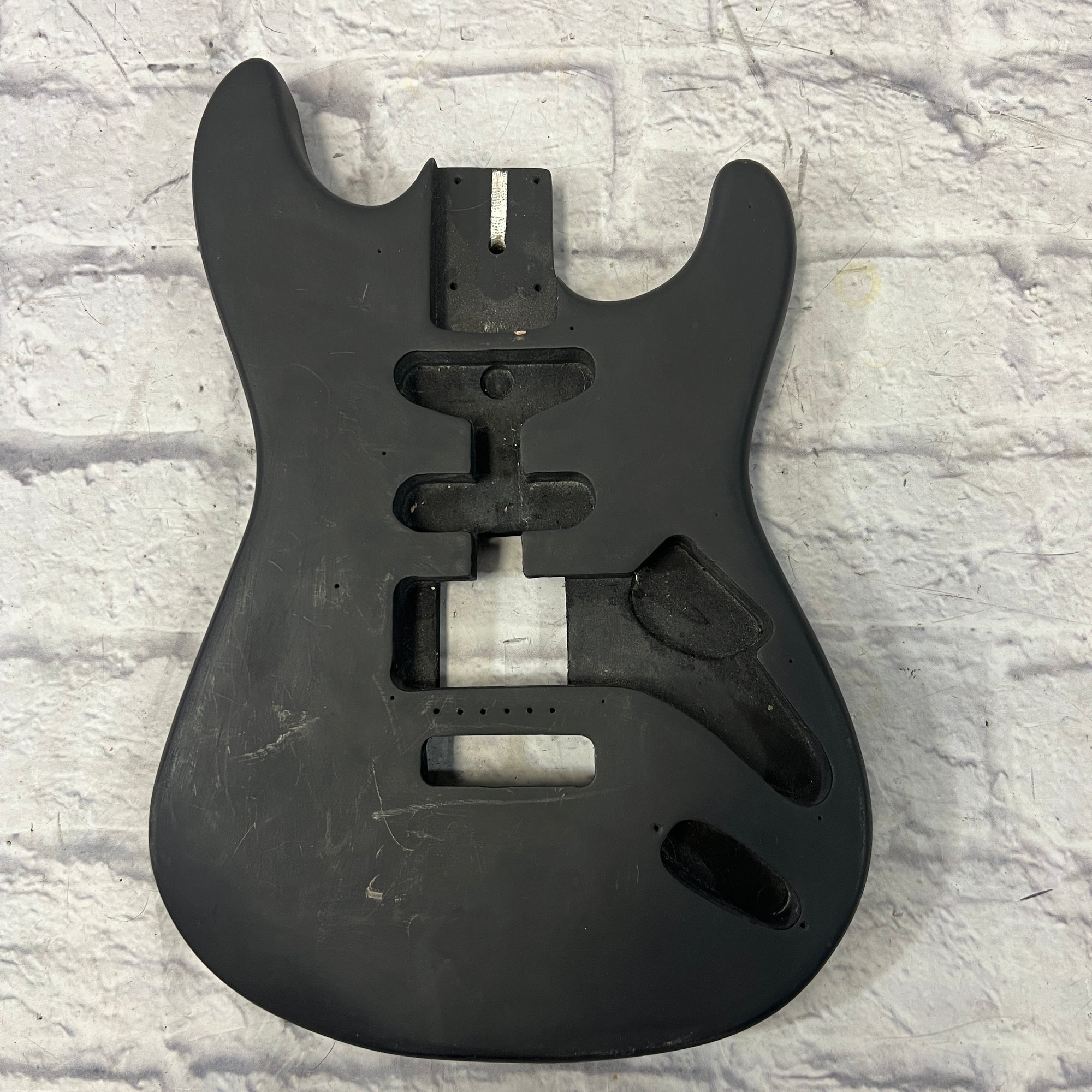 Unknown Strat Body with Matte Black Finish
