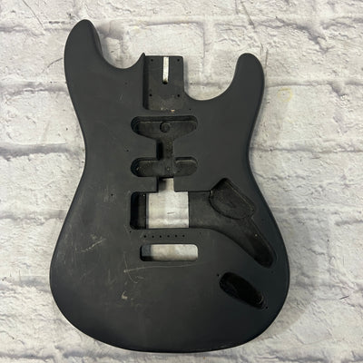 Unknown Strat Body with Matte Black Finish