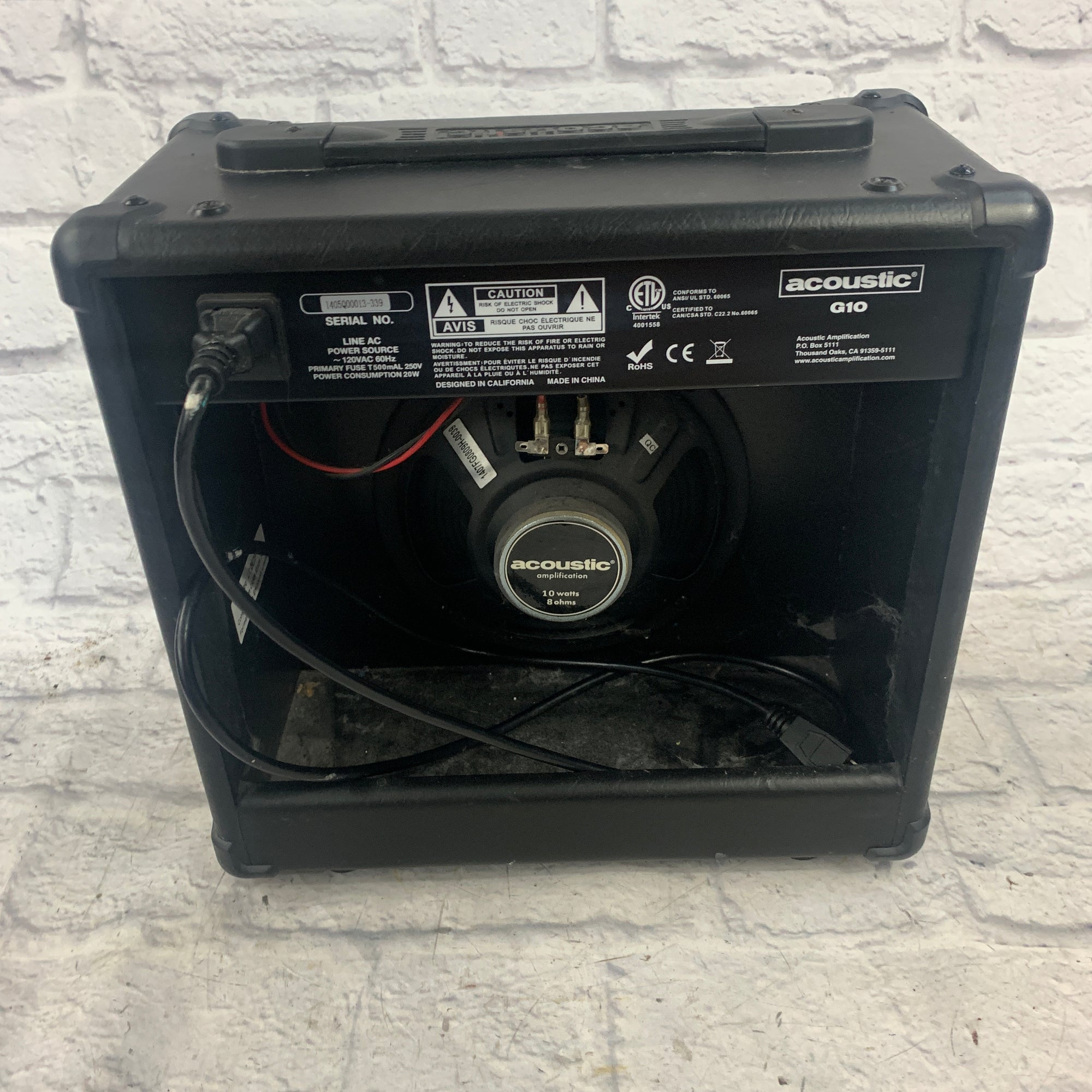 Acoustic G10 Guitar Combo Amp