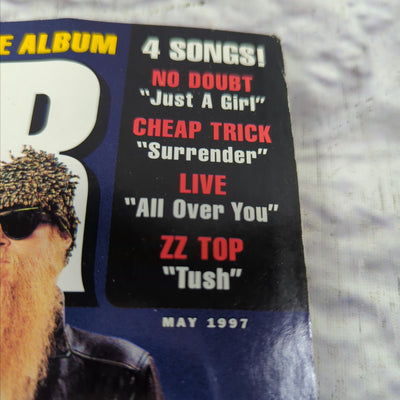 Guitar World May 1997 Ace Frehley and Billy Gibbons Magazine with Tab