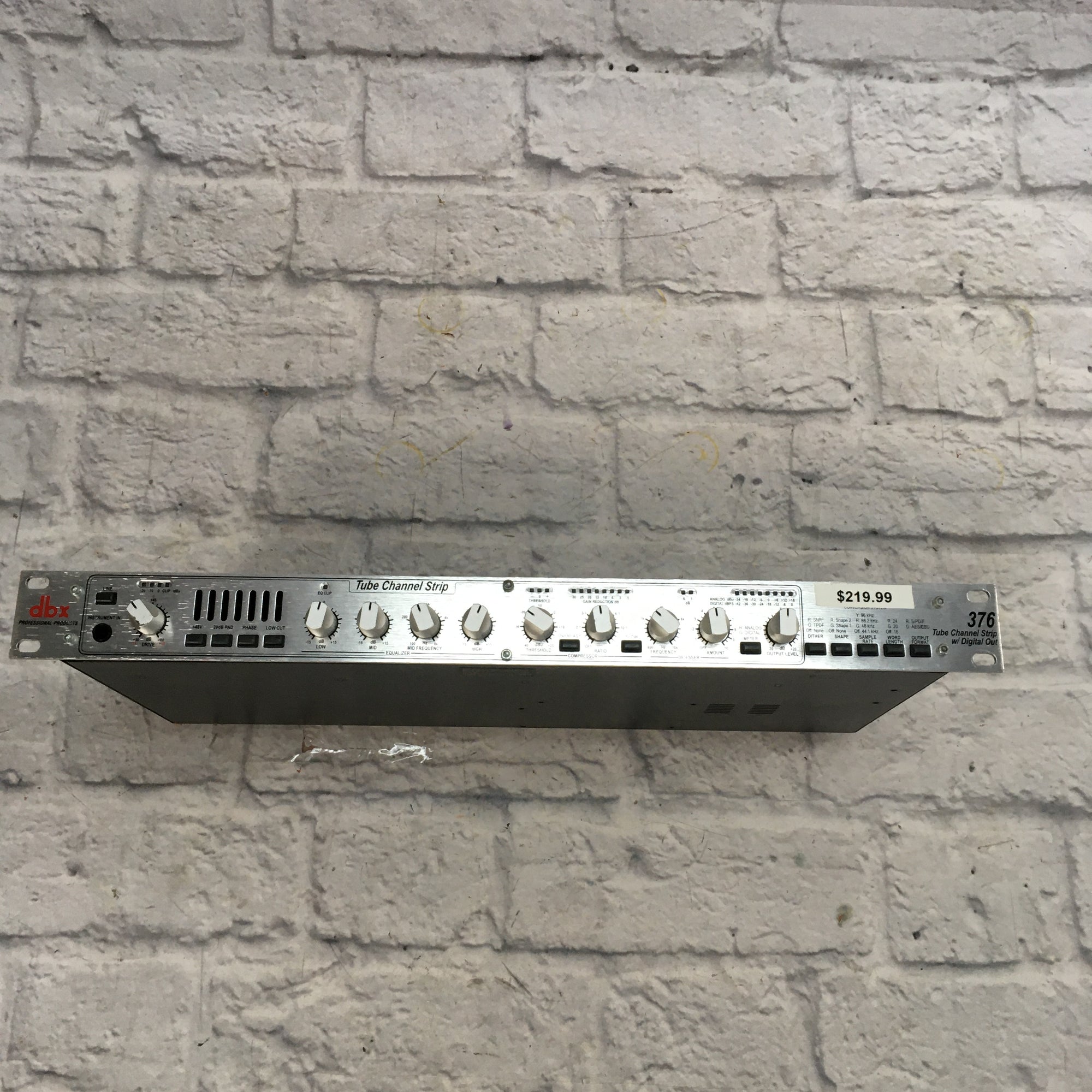 DBX 376 Tube Channel Strip - Evolution Music