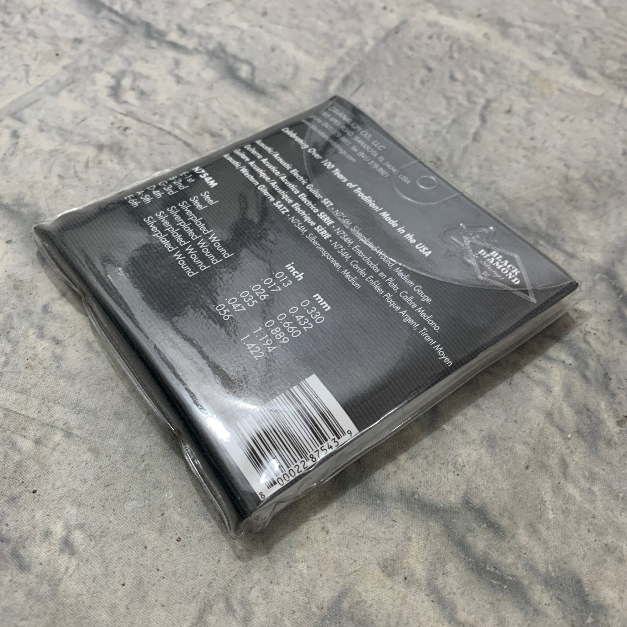 Black Diamond 13-56 Medium Acoustic Strings