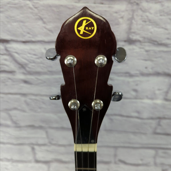 Kay Bicentennial Eagle Back 5 String Banjo c.1976 w/ Case - Evolution Music