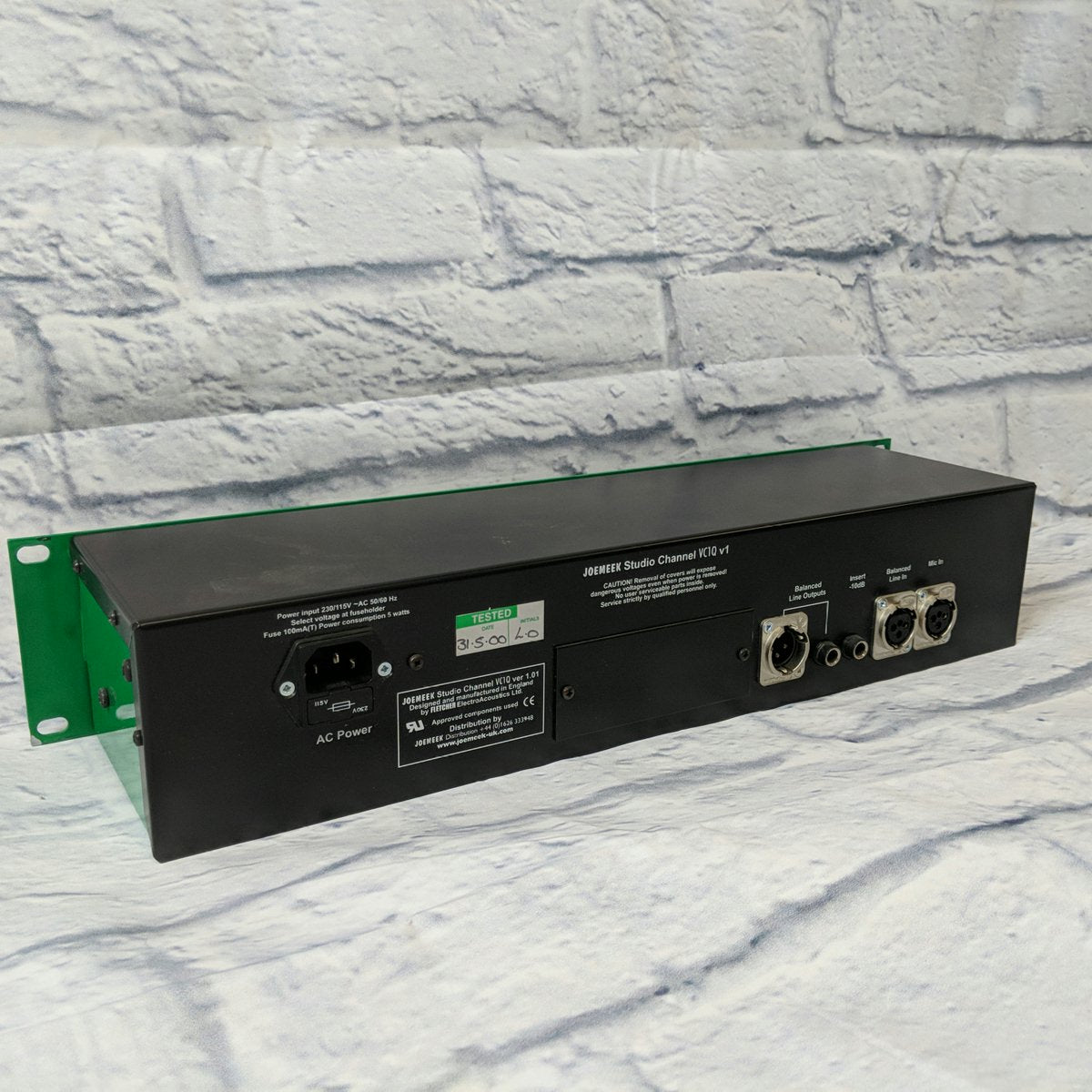 Joemeek VC1Q Rack Mic/Instrument Preamp w/Compressor and Equalizer