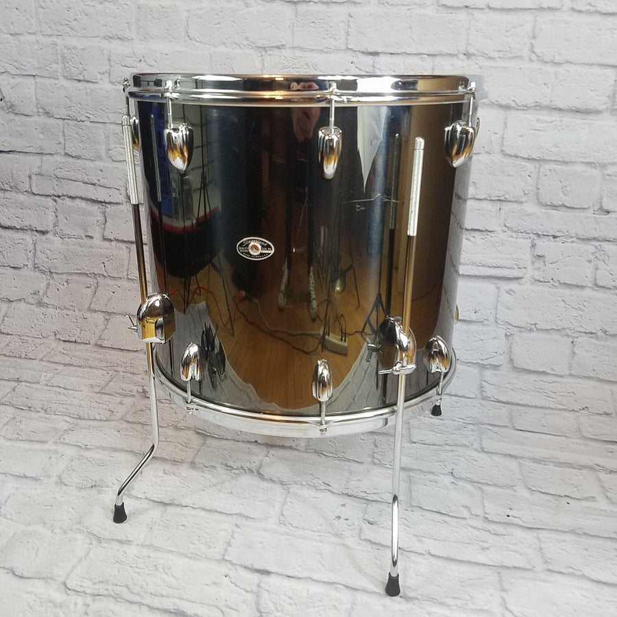 Slingerland 18" Floor Tom Black Chrome