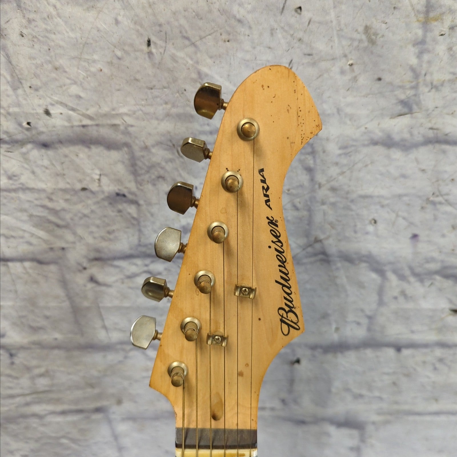 Aria Budweiser Stratocaster Style Electric Guitar