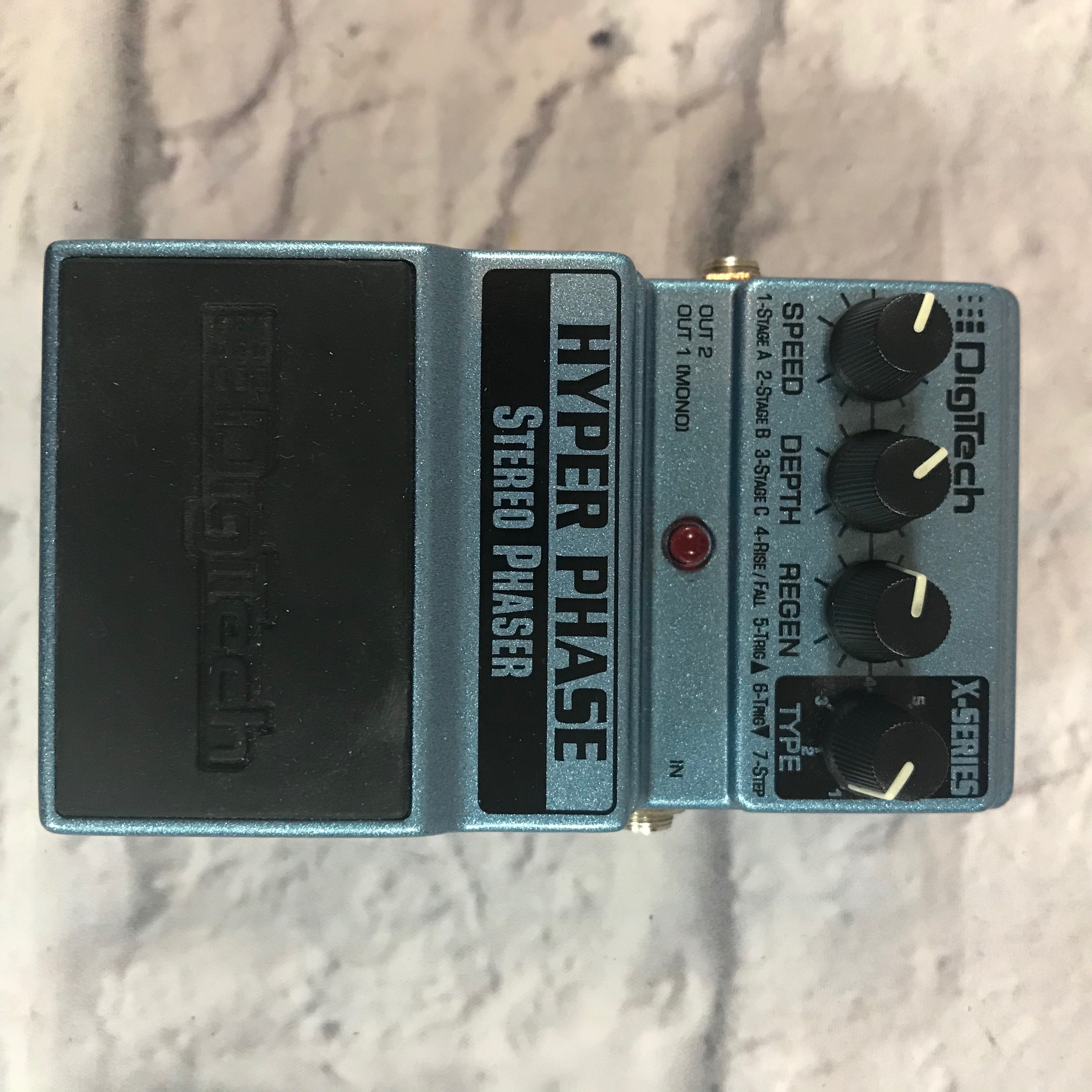 Digitech Hyper Phase Stereo Phaser Pedal - Evolution Music