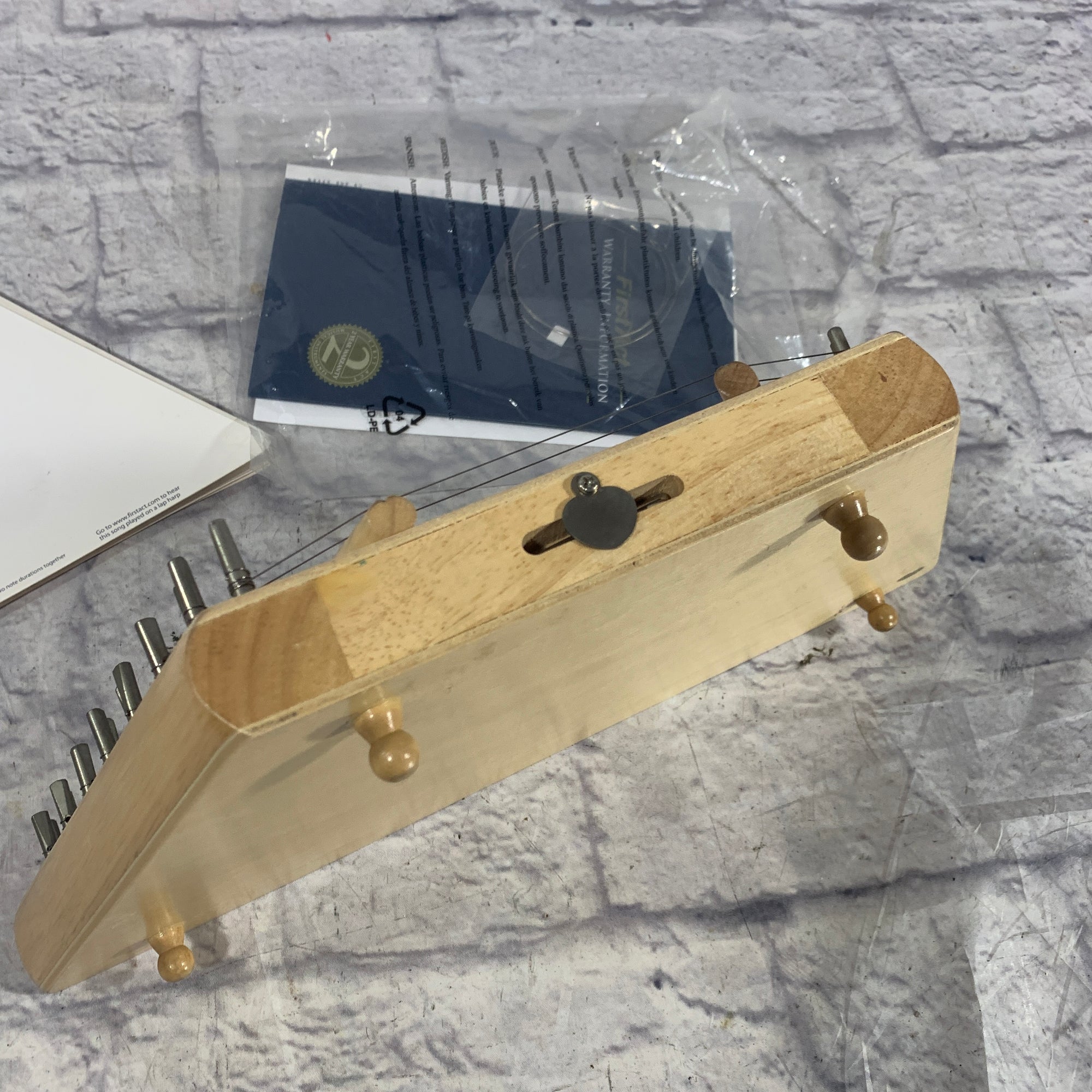 First Act Lap Harp w/ Song Cards & Restring Guide