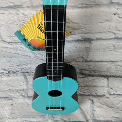 Kala Waterman Waterproof Ukulele - Glow in the Dark Aqua Matte