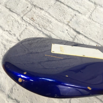 Unknown S Style Blue Electric Guitar Body