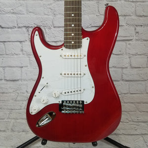 New York Pro Lefty Electric Guitar Red