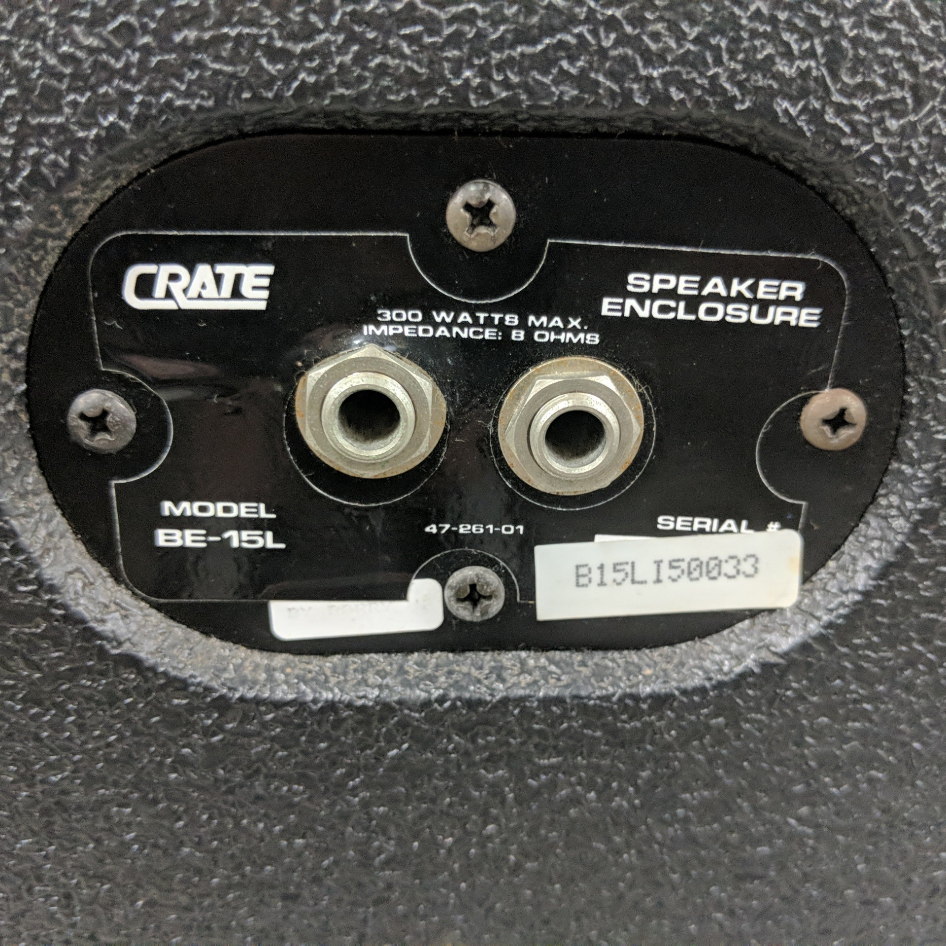 Crate BE-15L 1x15 Bass Cabinet