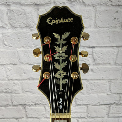 Epiphone Joe Pass Emperor II VS Vintage Sunburst with Upgraded Seymour Duncan Seth Lover Pickups and Hardshell Case