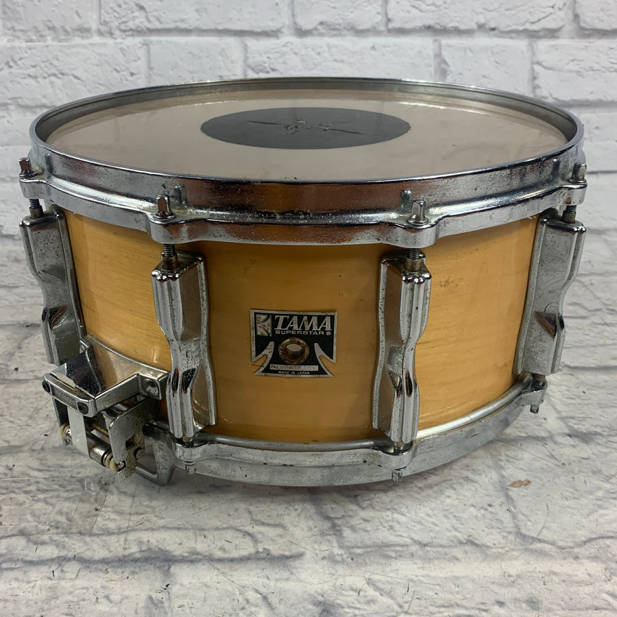 Vintage 1982 Tama Superstar Birch Snare Drum 14x6.5