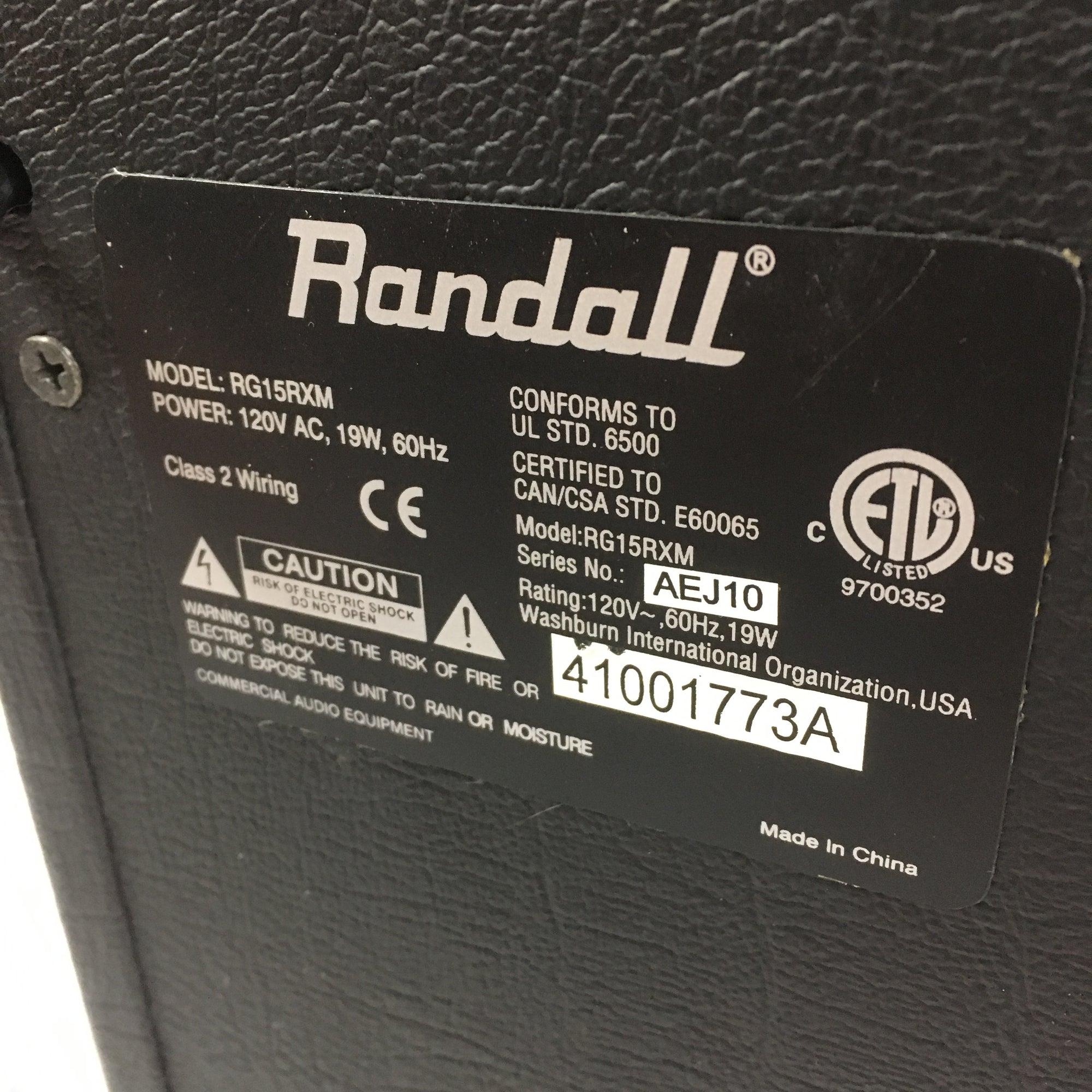 Randall RG15RXM Guitar Practice Amp