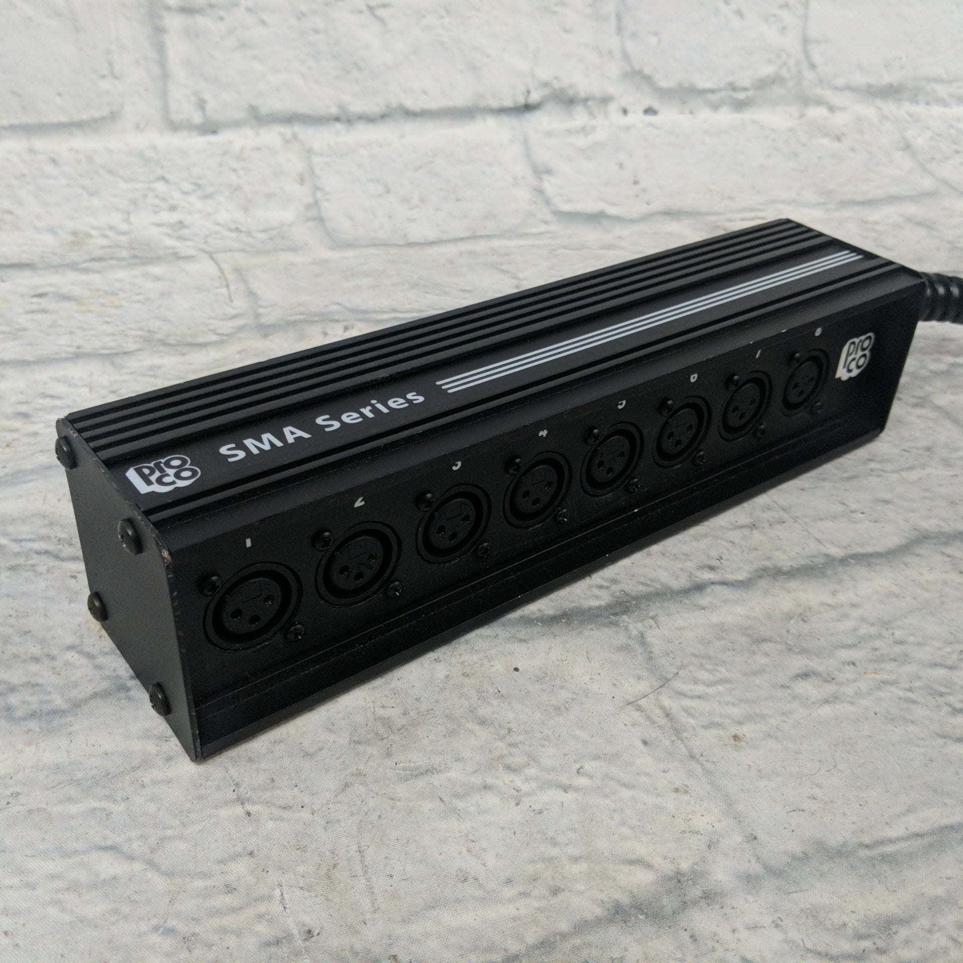Proco SMA Series 8 Channel 25ft Snake
