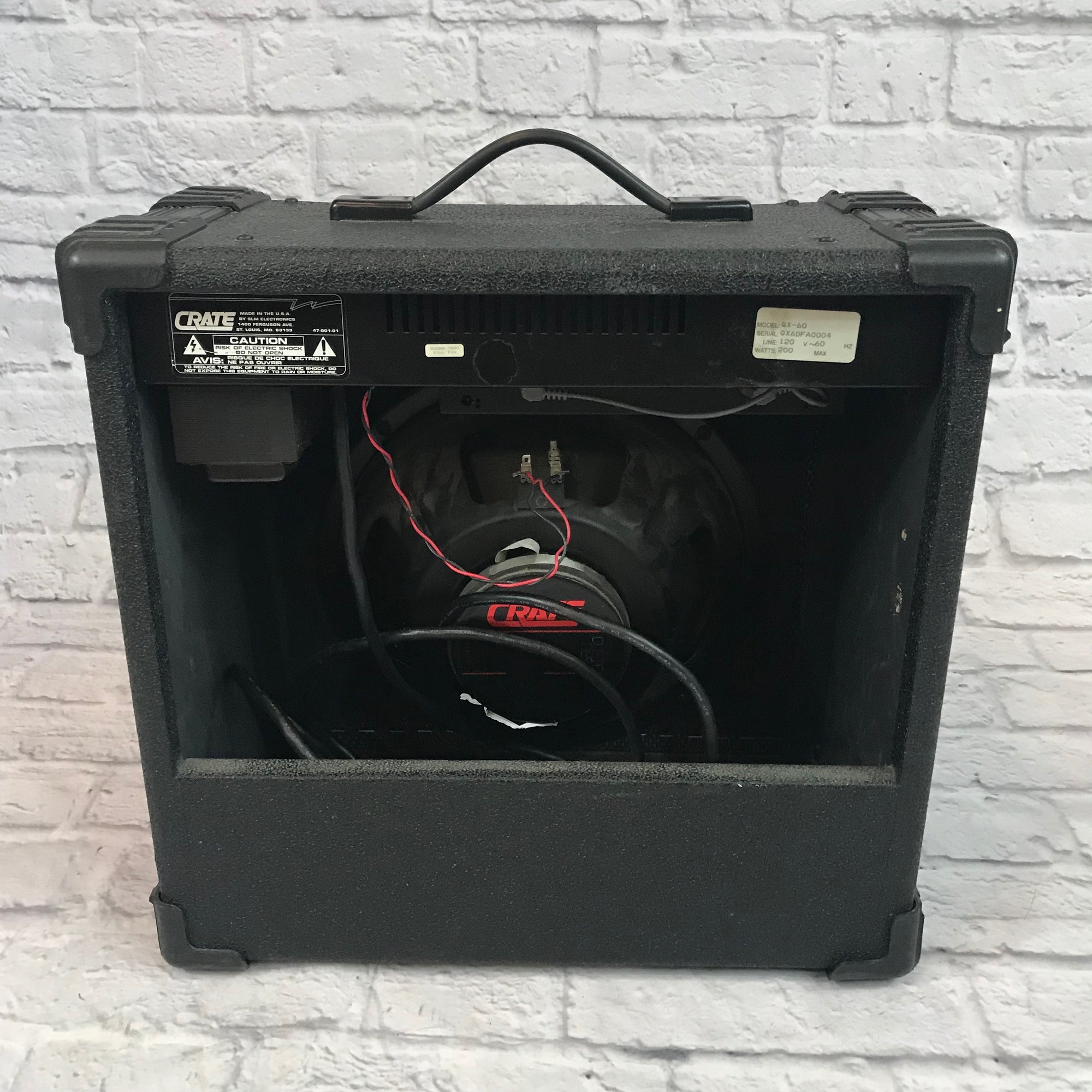 Crate GX-60 12in Speaker 2 Channel 60w Guitar Combo Amp